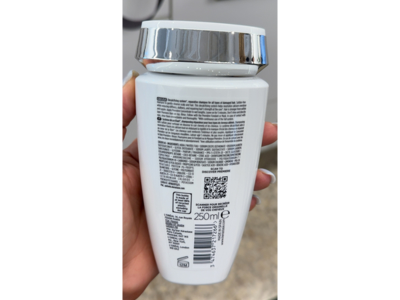 Kerastase Premiere Decalcifying Reparative Shampoo, Citric Acid + Glycine, 8.45 fl oz/250 mL
