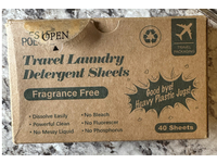 Poesie Travel Laundry Detergent Sheets, Fragrance Free, 40 Count - Image 3