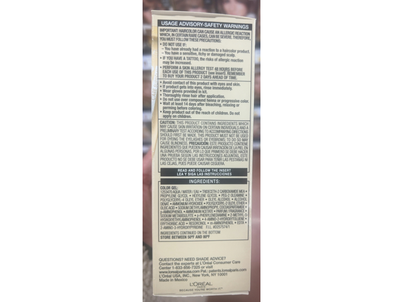 L'oreal Paris Superior Preference Fade-Defying + Shine Permanent Hair Color, 4R Dark Auburn