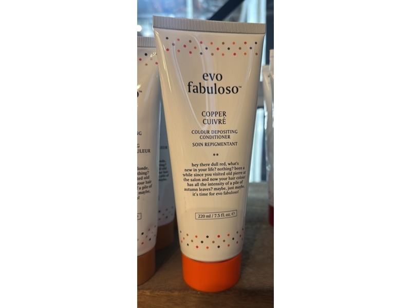 Evo Fabuloso Copper Colour Depositing Conditioner, 7.5 fl oz/220 mL