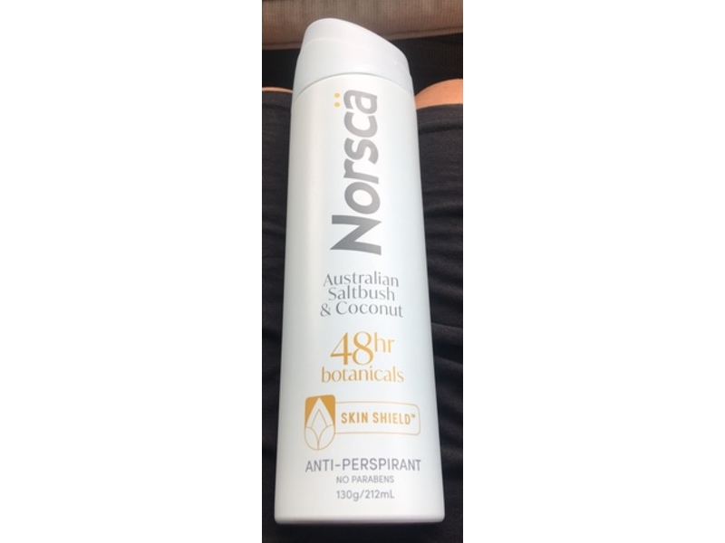Norsca Anti-Perspirant, Australian Saltbush & Coconut, 130 g