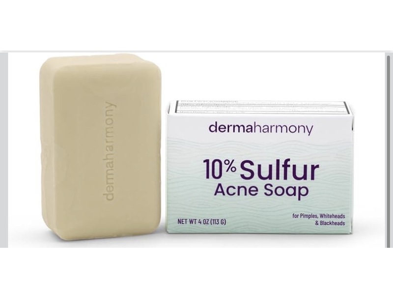 Dermaharmony Acne Soap, 10% Sulfur, 4 oz/113 g