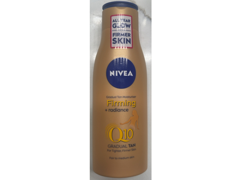 Nivea Firming + Radiance Q10 Gradual Tan, 200 mL