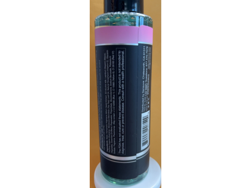 Sensuva Flirtatious Pheromone Body Mist, Sweet Pea+Sugar+Vanilla, 4.2 fl oz/125 mL