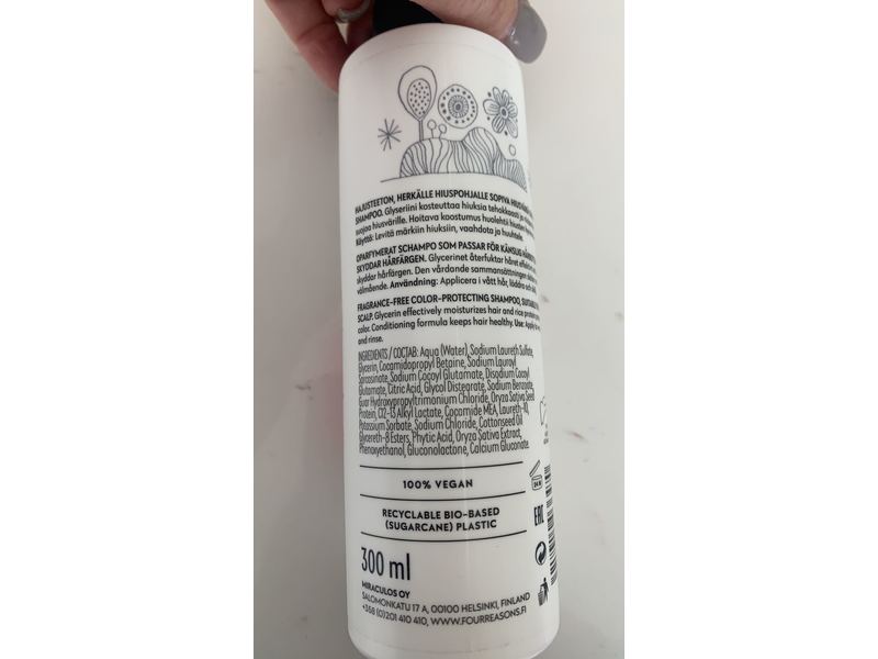 No Nothing Sensitive Color Shampoo, 10.15 fl oz/300 mL