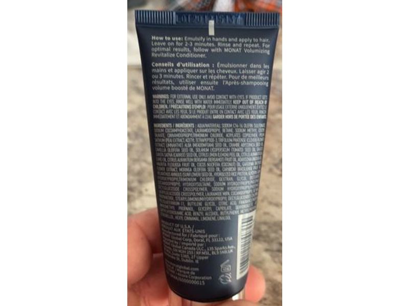 Monat Volumizing Revive Shampoo, 2 fl oz/60 mL