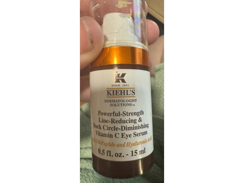Kiehl's Line-Reducing & Dark Circle-Diminishing Vitamin C Eye Serum, 0.5 fl oz/15 mL