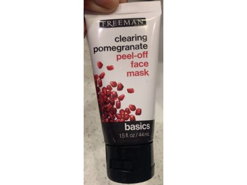 Freeman Basics Peel-Off Face Mask, Clearing Pomegranate, 1.5 fl oz/44 mL