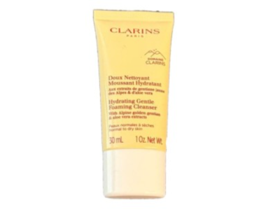 Clarins Paris Hydrating Gentle Foaming Cleanser, 1 oz/30 mL