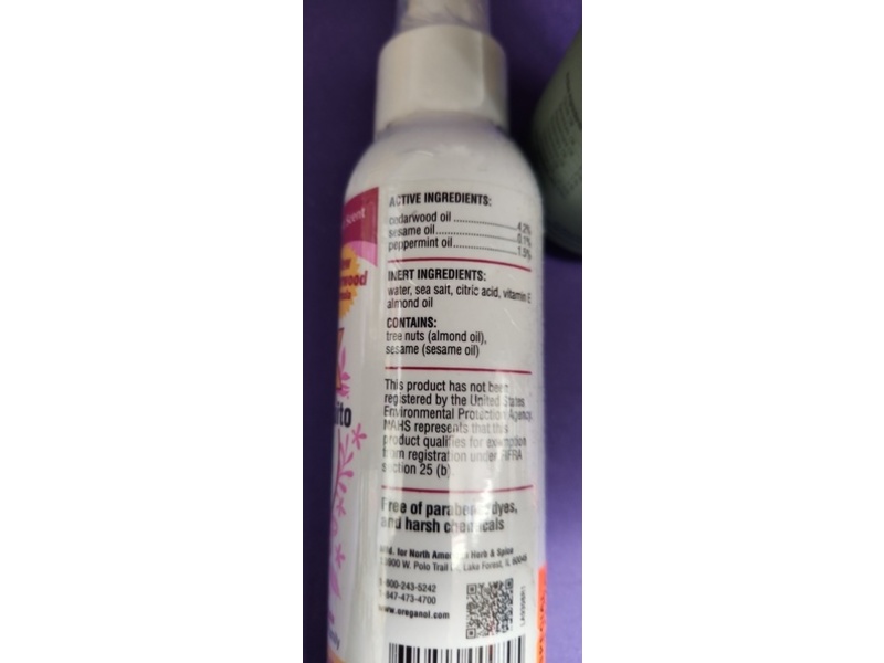 Bug-X Tick & Mosquito Repellent, Peppermint Scent, 4 fl oz/120 mL