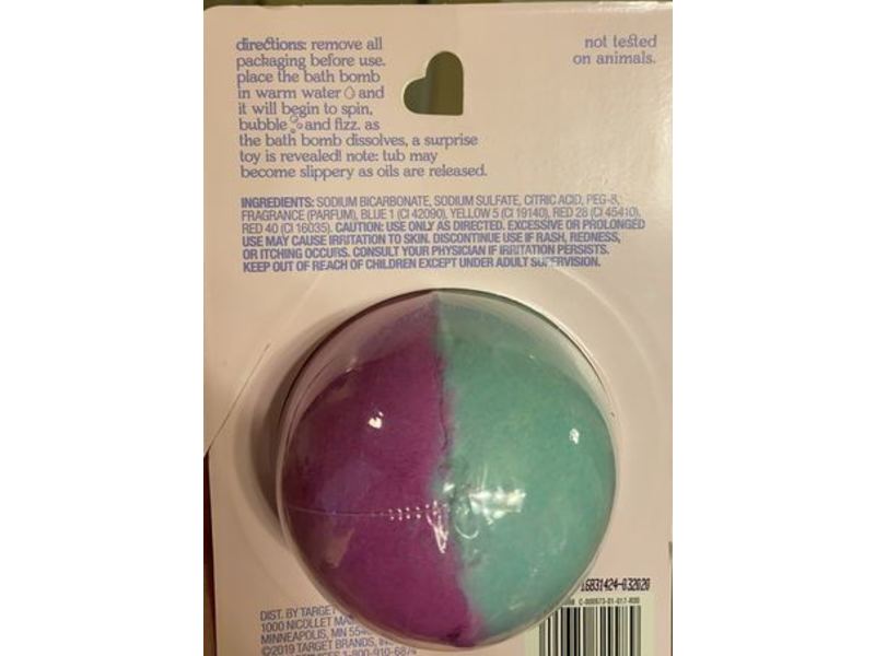 More Than Magic Bath Bomb With Squish Toy Surprise, Mango Mash-up, 6.4 oz/180 g