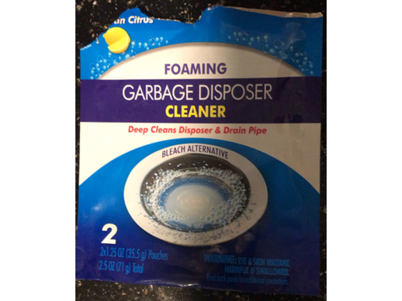 Rejoice International Foaming Garbage Disposer Cleaner, Clean Citrus 2.5 oz/71 g