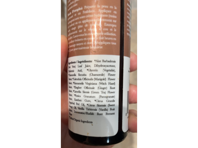 Beauty By Earth Self Tanner Face Serum, Medium To Dark, 2 fl oz/60 mL