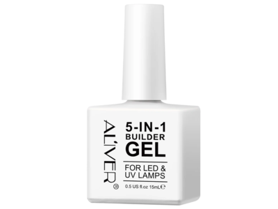 Aliver 5-In-1 Builder Gel, 0.5 fl oz/15 mL