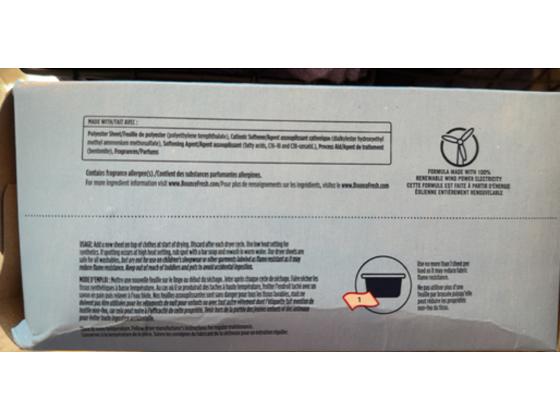 Bounce Lasting Fresh Mega Sheets, Outdoor Fresh & Clean Scent, 60 Count