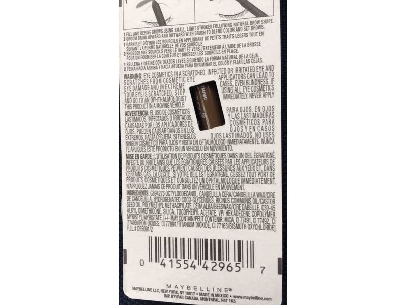 Maybelline New York Eyestudio Brow Precise Shaping Pencil, Blond, 0.02 oz