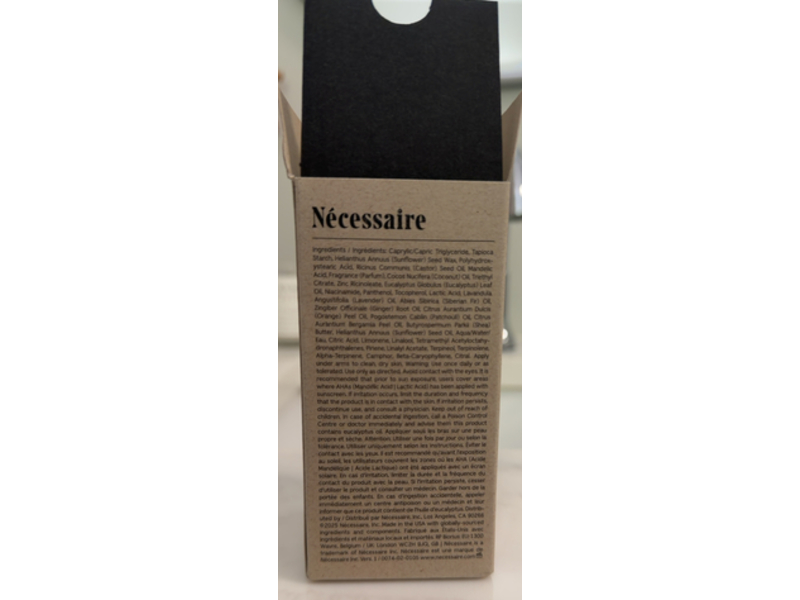 Necessaire The Deodorant, Eucalyptus, 2.5 oz/75 g
