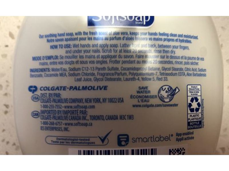 Softsoap Moisturizing Liquid Hand Soap, Soothing Clean, 7.5 fl oz/221 mL