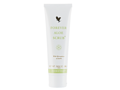 Forever Aloe Scrub, Microspheres Of Jojoba, 3.5 fl oz/99 g