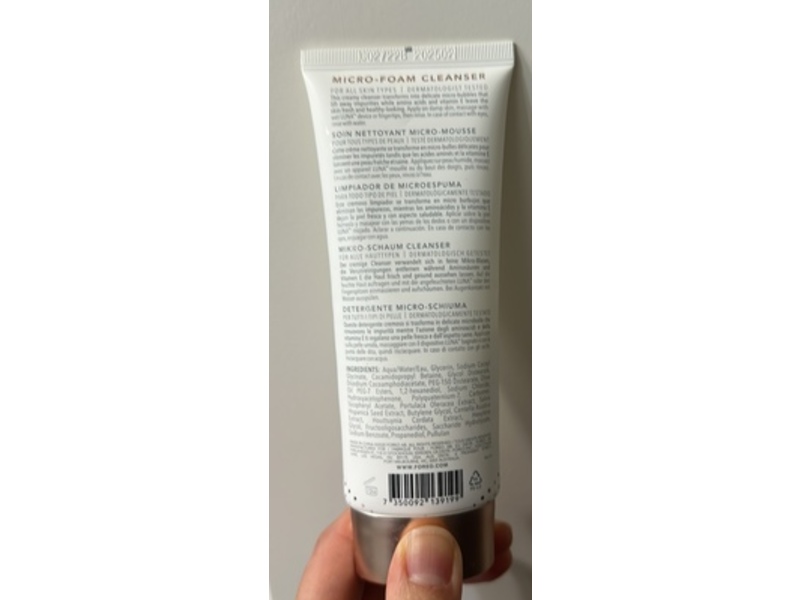 Foreo Micro-Foam Cleanser, 3.3 fl oz/100 mL