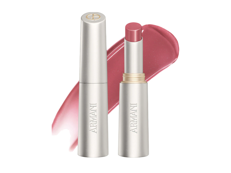 Armani Beauty Prisma Flash Glossy Color Lip Balm, 34 Bloom Flash, 0.11 oz/3.5 mL