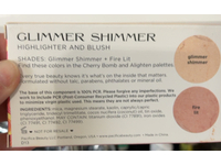 Pacifca Glimmer Shimmer Highlighter And Blush, Glimmer Shimmer + Fire Lit, 0.28 oz/8 g - Image 4