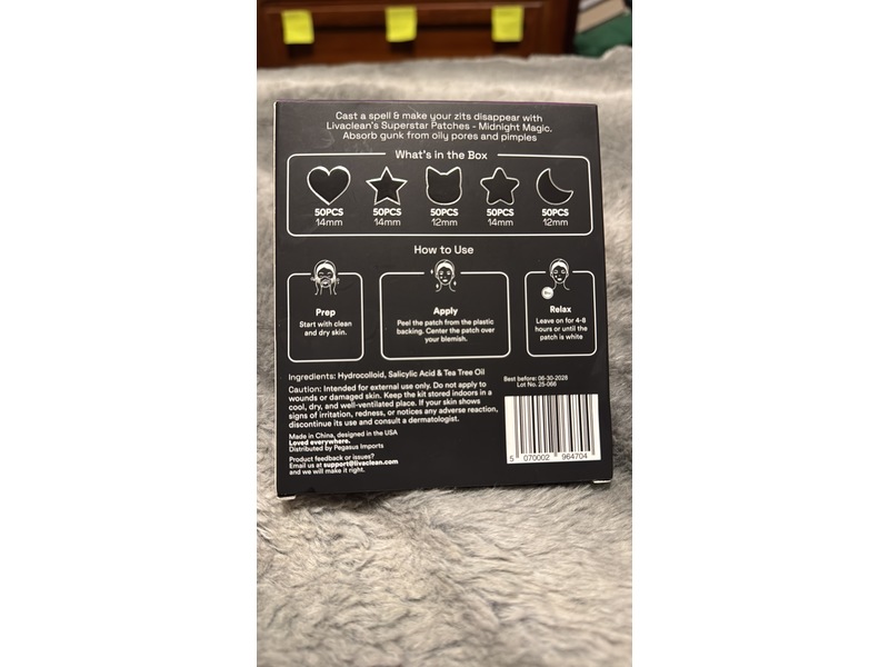 Live Clean Superstar Patches, Moon Light Magic, 250 Count