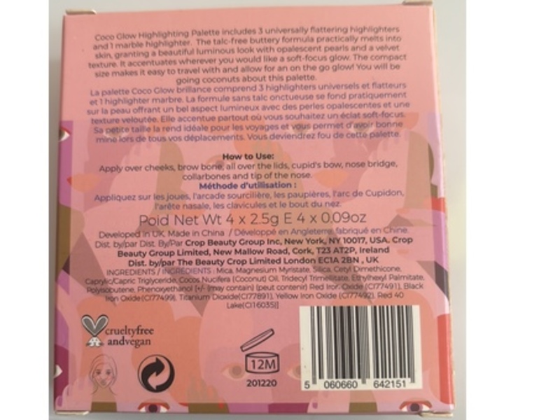 Kndr Beauty Kinder Glow Highlight Palette, 0.09 oz/2.5 g