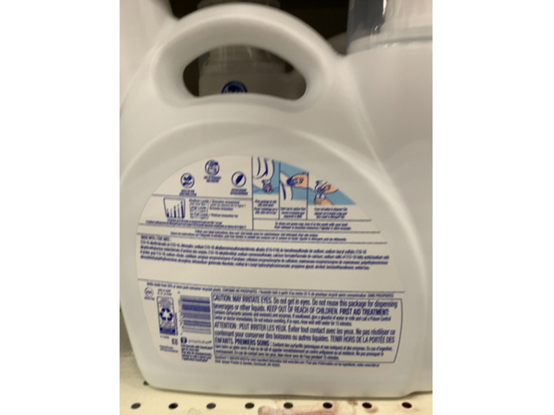 Tide Odor Refresh Free & Gentle Laundry Detergent, Unscented, 83 Loads, 117 fl oz/3.46 L