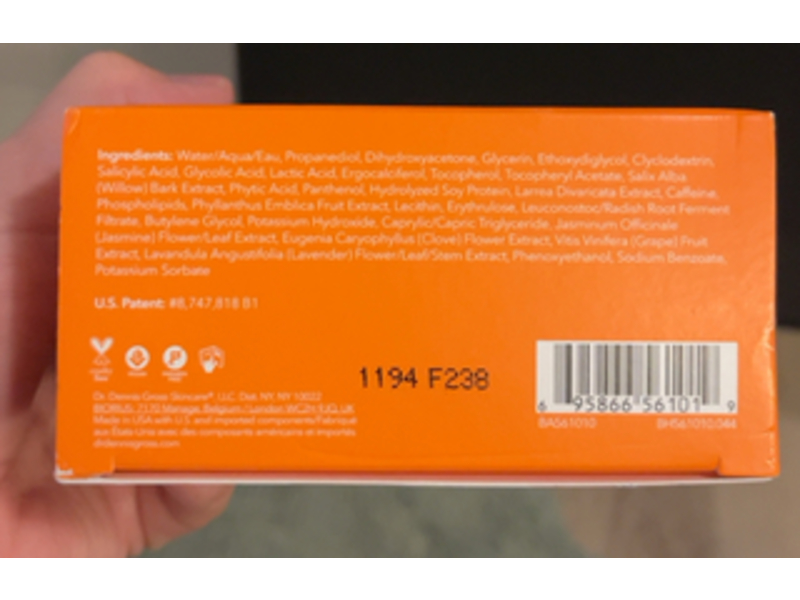 Dr. Dennis Gross Self-Tanner For Body Alpha - Beta Glow Pad, 0.5 fl oz/15 mL, 8 Count