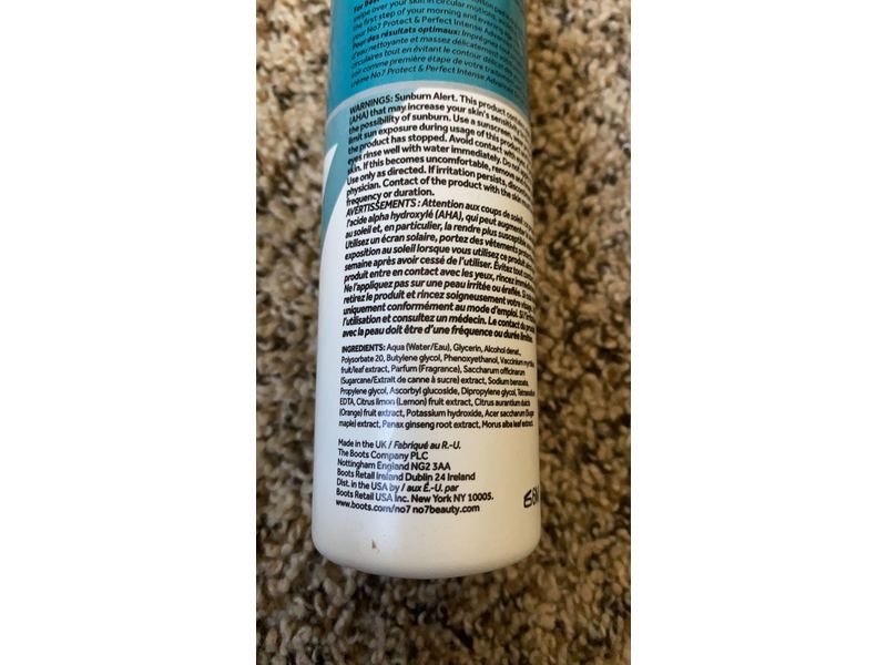 No7 Protect & Perfect Intense Advanced Cleansing Water, 6.7 fl oz/200 mL