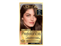 L'Oreal Paris Superior Preference Permanent Hair Dye, 40 Deep Brown,1 Application - Image 2
