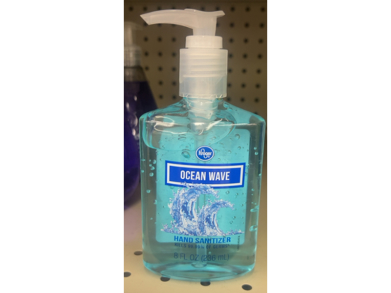 Kroger Hand Sanitizer, Ocean Wave, 8 fl oz/236 mL