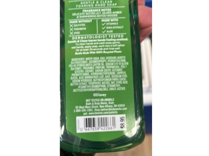 Bath & Body Works Gentle & Clean Foaming Hand Soap, Tiana, 8.75 fl oz/259 mL
