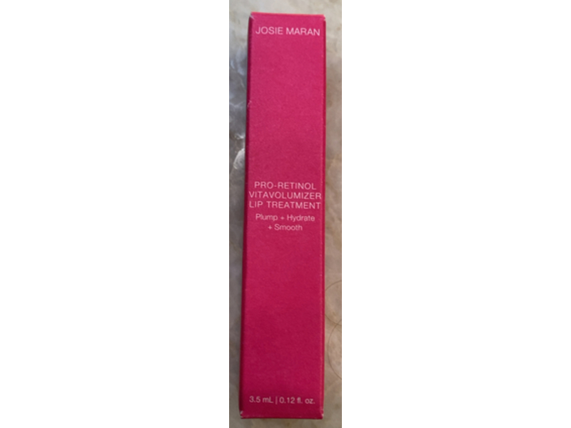 Josie Maran Pro Retinol Vitavolumizer Lip Treatment, 0.12 fl oz/3.5 mL