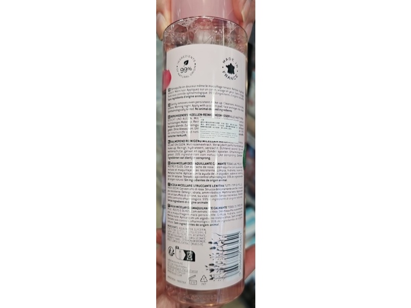 Nuxe Paris Very Rose Soothing Cleansing Micellar Water, 13.5 fl oz/400 mL