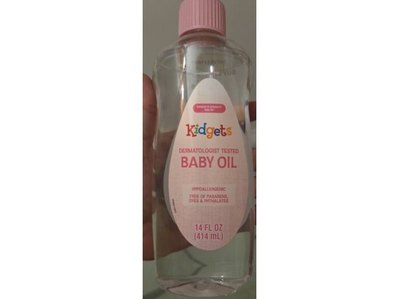 Kidgets Baby Oil, 14 fl oz/414 mL