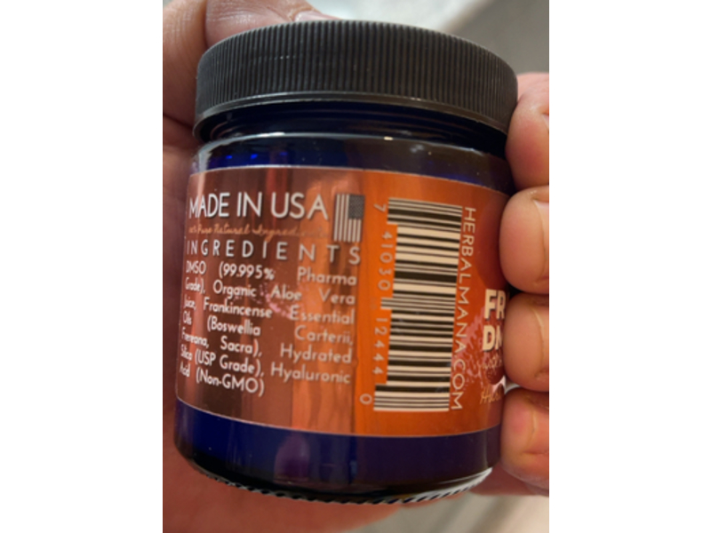 Herbal Mana Frankincense DMSO Gel with Hyaluronic Acid, 4 oz