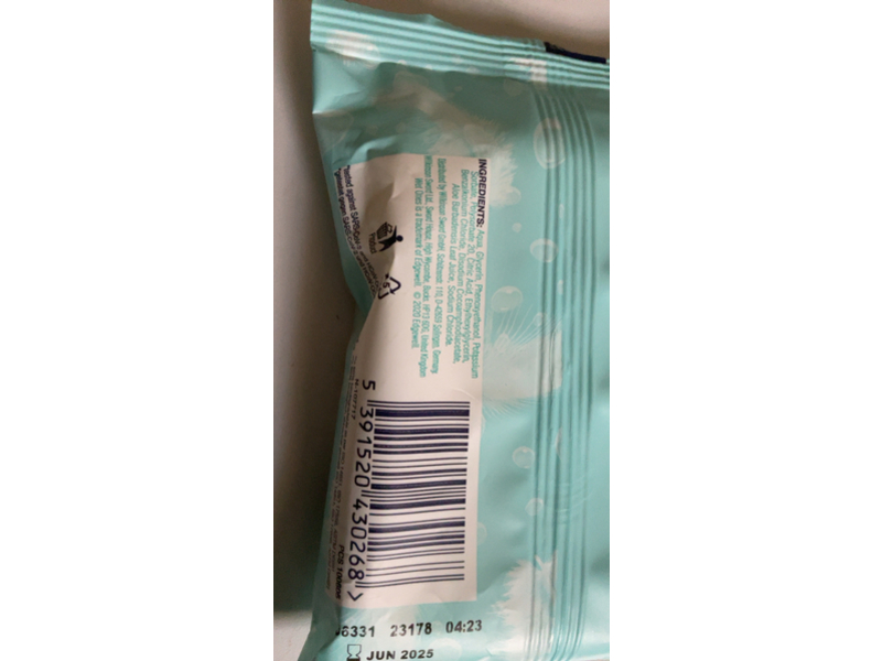 Wet Ones Be Gentle Hand Wipes, Aloe, 12 Count