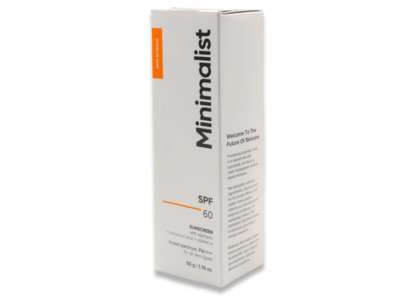 Minimalist Sunscreen, SPF 60 PA ++++, 1.76 oz/50 g