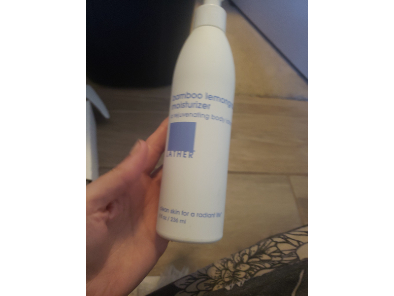 Lather Bamboo Lemongrass Moisturizer, 8 fl oz/236ml