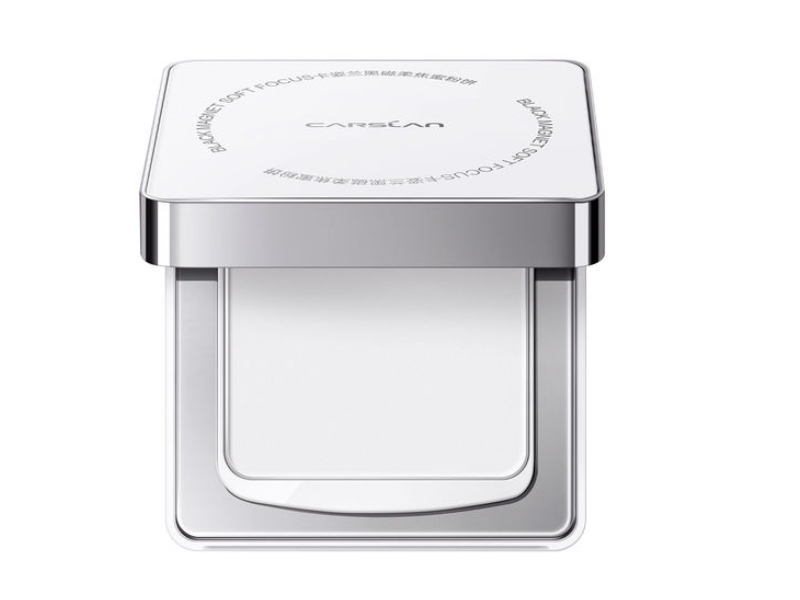 Carslan Black Magnet Soft Focus Pressed Powder, 03 Transparent (Sensitive Skin), 0.28 oz/8 g