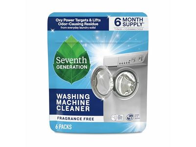 Seventh Generation Washing Machiene Cleaner, Fragrance Free, 6 Count