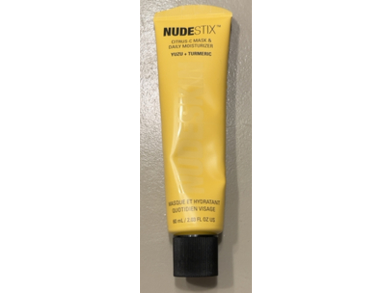 Nudestix Citrus - C Mask & Daily Moisturizer, Yuzu + Turmeric, 2.03 fl oz/60 mL