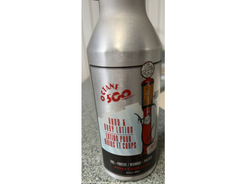 1821 Man Made Octane 500 Hand & Body Lotion, Limited Edition, Sweet Tobacco, 16.8 fl oz/500 mL