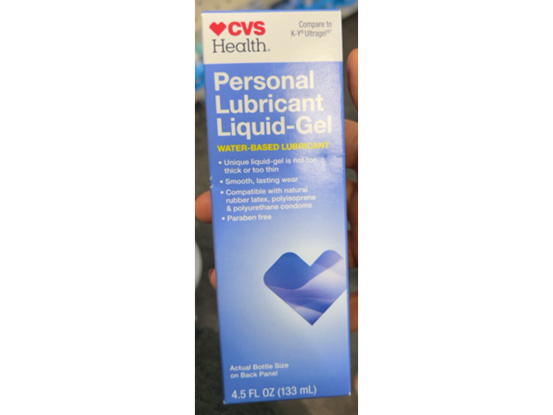 CVS Health Personal Lubricant Liquid-Gel, 4.5 fl oz/133 mL