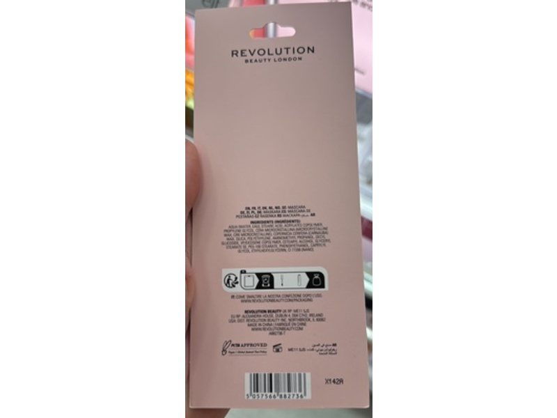 Revolution Beauty London Biglash Mascara, Black, 0.31 oz/9 g