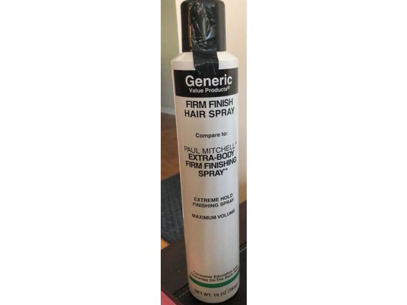 Generic Value Products Firm Finish Hair Spray, Extreme Hold, 10 oz/283 g