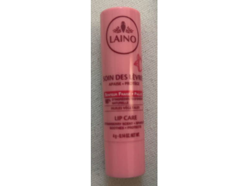 Laino Lip Care, Strawberry Scent, 0.14 oz/4 g