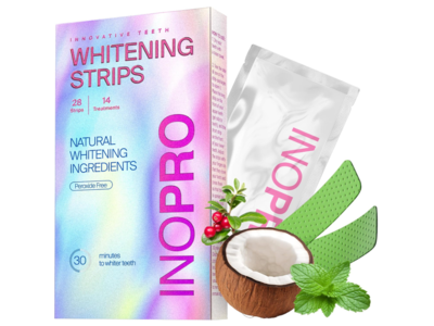 Inopro Innovative Teeth Whitening Strips, 28 Count